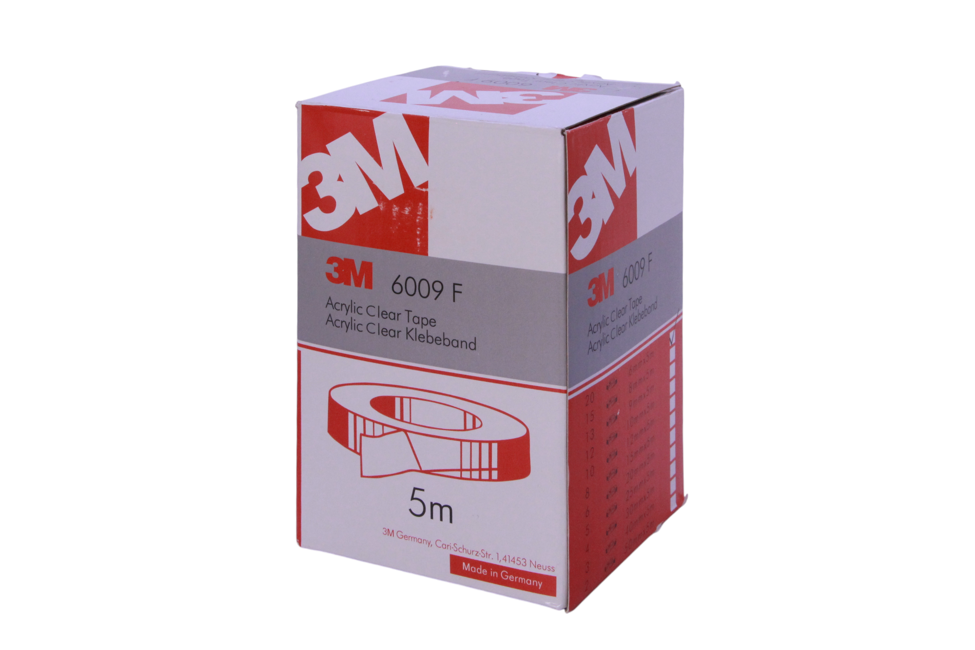 Скотч двухсторонний 3M 6009 F 6мм x 5м в интернет-магазине АвтоЭлектрика