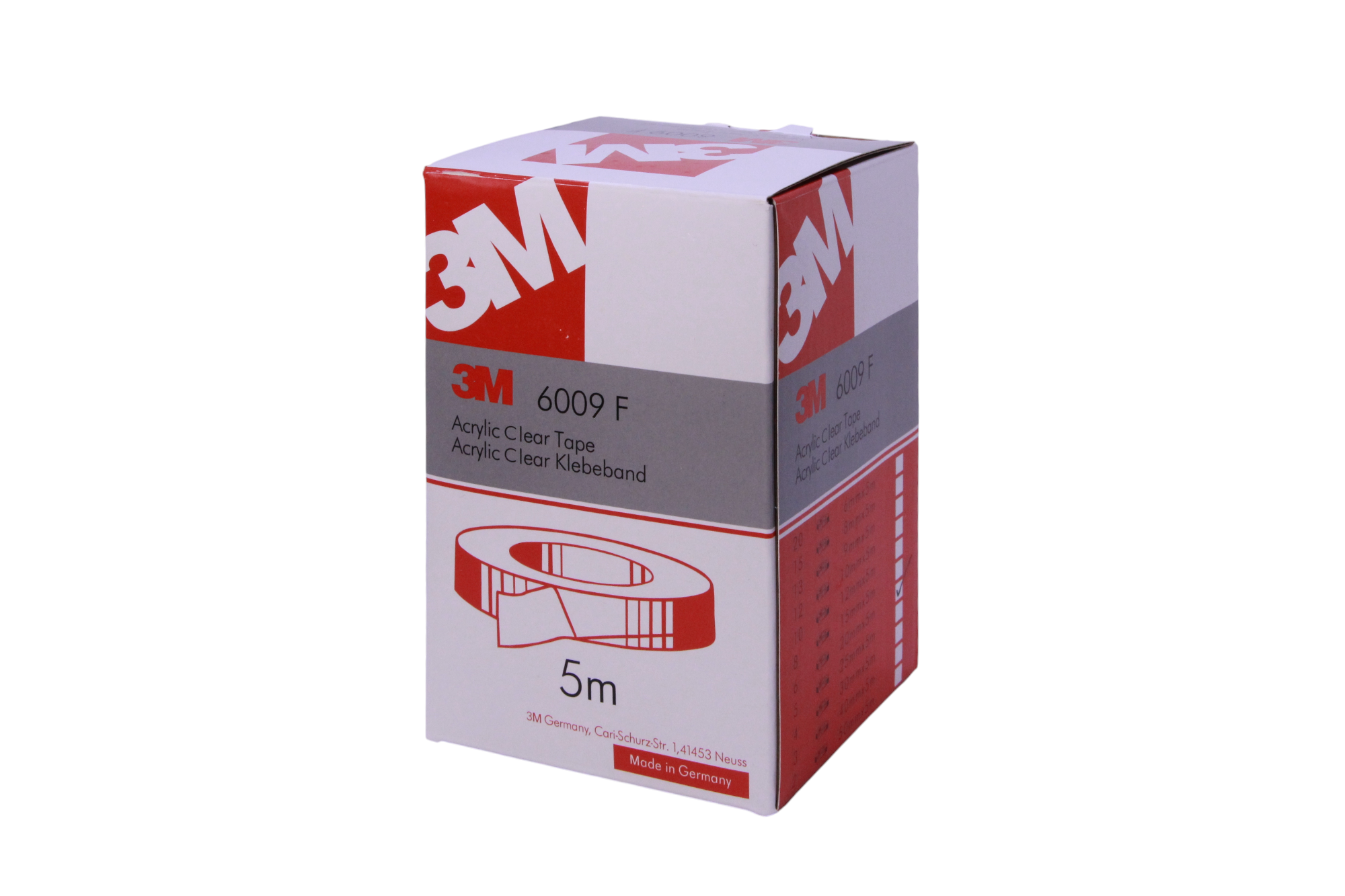 Скотч двухсторонний 3M 6009 F 20мм x 5м в интернет-магазине АвтоЭлектрика